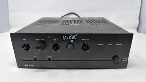 lot 194 image: TOA Mixer Amplifier BG-2060 - Retail $0