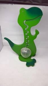 lot 205 image: Green Dinosaur Toy with Clear Bubble Window - Retail $0