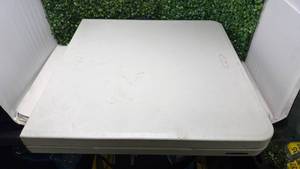 lot 214 image: Small Lifetime Folding Table White - Retail $0