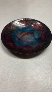 lot 300 image: Rombold Hand Wrought Shallow Metal Dish