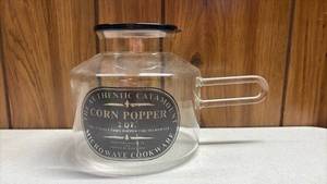 lot 301 image: Authentic Catamount Corn Popper 2 Qt. Microwave Cookware