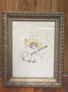 lot 128 image: Vintage Print Susanna, 19th-Century Watercolor by renowned American artist Maud Humphrey