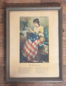 lot 130 image: July 1927 cover of The Elks Magazine Betsy Ross