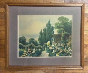 lot 141 image: Bowered in the Bloom of Spring Framed & Matted