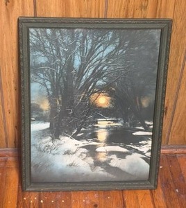 lot 145 image: Winter Landscape Framed Print 15 x 20
