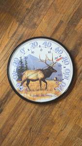 lot 241 image: James Hartman Wall Thermometer Made USA