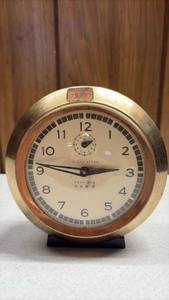 lot 156 image: Ingraham Sentinel Dawn 8 Day Wind Up Alarm Clock