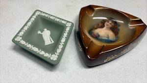 lot 164 image: Wedgewood and CICO China Made in Germany. Trinket Dish and Ashtray