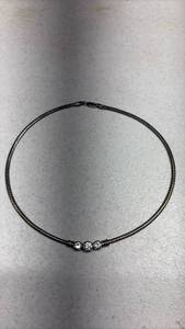 lot 180 image: 925 Necklace with CZ Stones