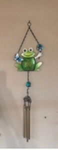 lot 196 image: Metal Frog Windchime