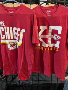 lot 193 image: Vintage KC Chiefs t-shirts