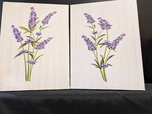 lot 225 image: Lavendar prints