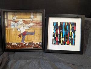 lot 227 image: kitchen decor prints
