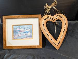 lot 229 image: Welcome sign and picture