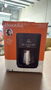 lot 4 image: Beautiful by Kitchenware 14-Cup Programmable Coffee Maker with Touch-Activated Display - Retail $100