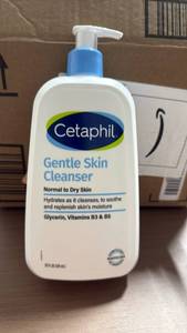 lot 64 image: Cetaphil Gentle Skin Cleanser Normal to Dry Skin 20 fl oz - Retail $0