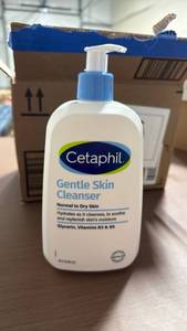 lot 66 image: Cetaphil Gentle Skin Cleanser Normal to Dry Skin 20 fl oz - Retail $0