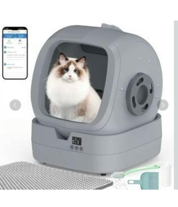 lot 99 image: Pawstastic Self-Cleaning Cat Litter Box - Retail $0