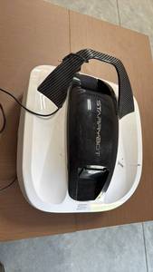 lot 119 image: Cordless Robotic Pool Cleaner, 150-Min RuntimeSelf-parking pool robot cleans above-ground pools up to 900 sq.ft with cordless convenience and long runtime - Retail $0