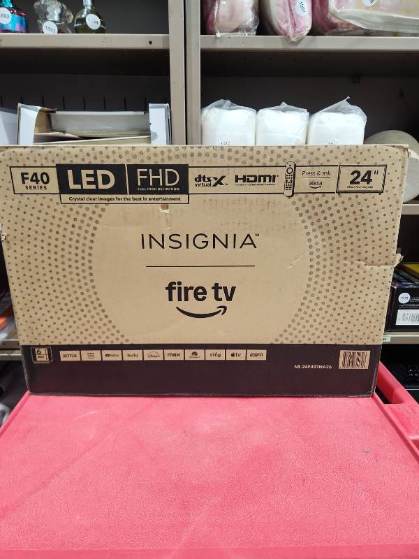 lot 1092 image: Insignia 24 inch F40 Series LED FHD Fire TV NS-24F401NA26