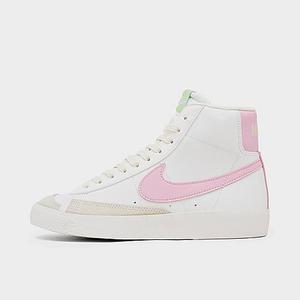 lot 1508 image: Nike Kids Blazer Mid 77 Vintage Sneaker in WhitePinkCoconut Milk , Size 7 M