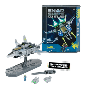 lot 1586 image: Snap Ships Sabre XF-23 Interceptor - Build to Battle