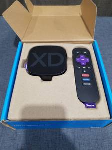 lot 1591 image: Roku XD streaming device with remote and power cable
