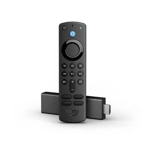 lot 1594 image: Amazon - Fire TV Stick 4K with Alexa Voice Remote, Dolby Vision, HD Streaming Media Player (includes TV controls) - Black