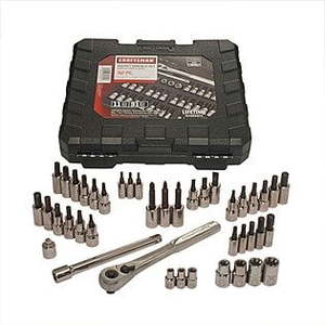 lot 1615 image: Craftsman 99941 42 Piece 14 and 38-inch Drive Bit and Torx Bit Socket Wrench Set