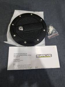 lot 1637 image: Barricade Locking Fuel Door 07-14 Wrangler JK