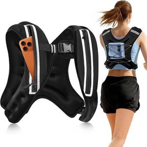 lot 45112 image: Weighted Vest Woman Man,8121620lbs Weight Vest with Plus Storage Pockets&Adjustable Straps,Durable Rucking Vests with Reflective Stripe for Walking,Running,Workout,Training, Weight Loss