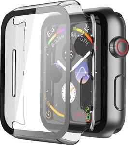 lot 45138 image: Misxi Screen Protector Case for 40mm Apple Watch SE3SE2SESeries 654  2-Pack Cover with Tempered Glass for SE3SE2SESeries654, Scratch Resistant Sensitive Touch Protection, Transparent
