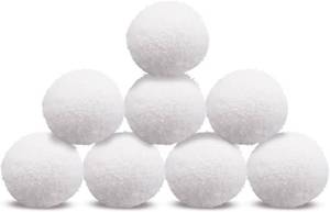 lot 45166 image: 8 Pack Hot Tub Scum Absorber Pool Surface Cleaner Reusable 3-inch Foam Ball Absorbs Oils, Lotions Makeup Prevents Scum Lines & Filter Clogs