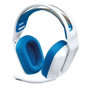 lot 45198 image: Logitech G535 Lightspeed Wireless Gaming Headset, Plug & Play, USB Connection, White