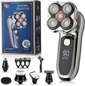lot 45274 image: Head Shavers for Bald Men,Electric Razor for Men,IPX7 Waterproof WetDry Bald Head Shaver, Flex Blades for a Close Shave,LED Display Electric Rechargeable Head Shaving Mens Kit with Type-C Charge
