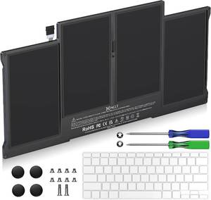 lot 45302 image: Replacement Laptop Battery for MacBook Air 13 inch A1466  (Mid 2012, Mid 2013, Early 2014, Early 2015,2017) A1369(Late 2010, Mid 2011 Version) 8000mAh,fits A1496 A1405 A1377