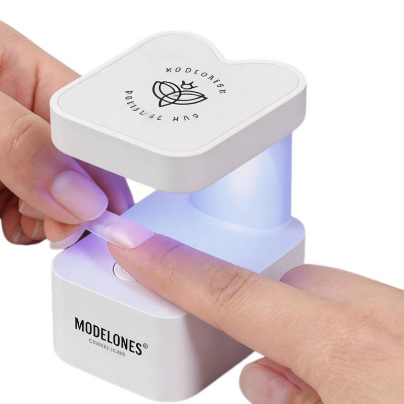 lot 10518 image: modelones Mini UV Light for Gel Nails, UV Nail Lamp, Nail Light with 2 Timers for Fast Curing Gel Polish Nails Extension, Portable LED USB Flash Cure Lamp for Travel
