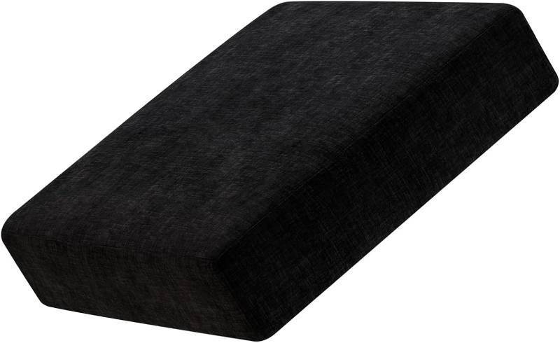 lot 10548 image: Couch Cushion Covers for Sofa Couch - Black