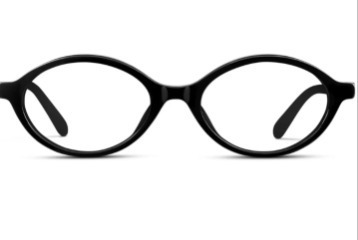 lot 10598 image: YouthMall Retro Eyeglasses (Black)
