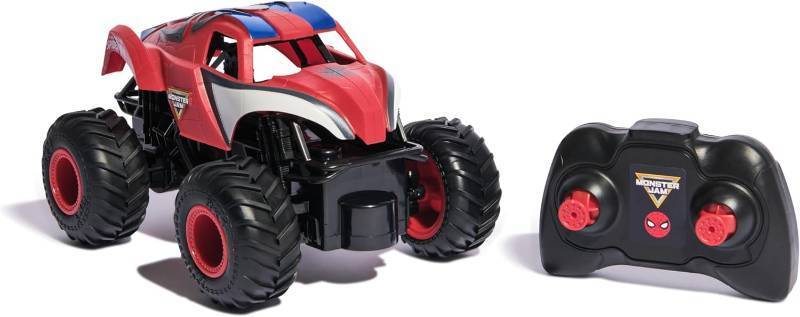 lot 19257 image: Monster Jam Remote Control Vehicle 1t24 SpiderMan RC