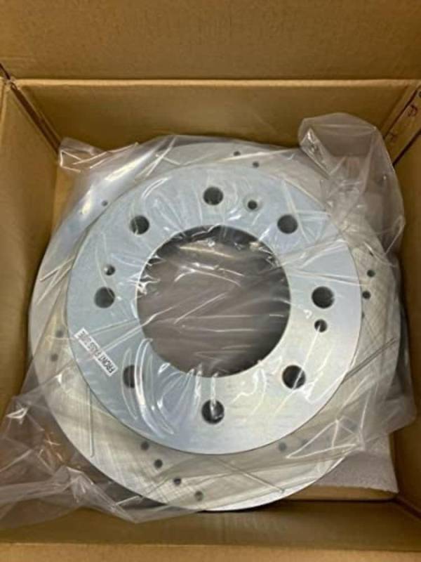 lot 19259 image: Power Stop AR82153XR Power Stop Extreme Performance Drilled And Slotted Brake Rotors Front Right Power Stop Extreme Performance Drilled And Slotted Brake Rotors FRONT PASSENGER SIDE