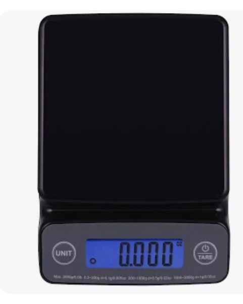 lot 8754 image: Mainstays 6LB High Precision Digital Kitchen Scale with Blue Backlit