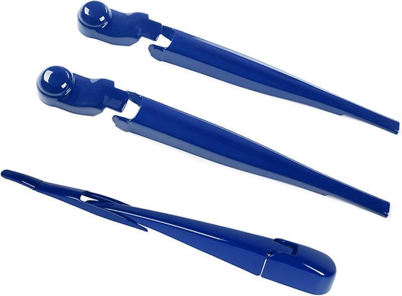 lot 8423 image: Savadicar 3-Piece Blue Windshield &amp Rear Wiper Trim Set for Jeep Wrangler JL JLU 4xe &amp Gladiator JT 2018-Present   Exterior Styling Accent Accessories - Green