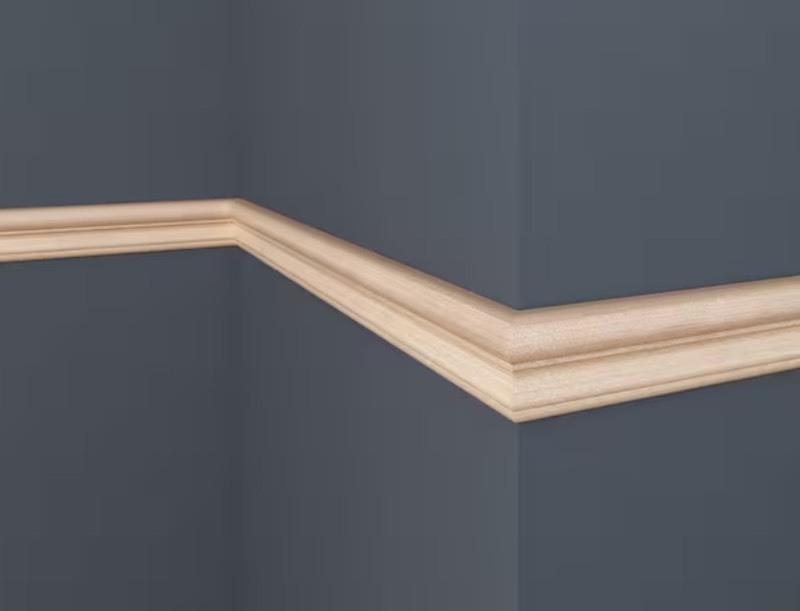 lot 63 image: 1 Piece - 589 38 in. x 1 14 in. x 96 in. Colonial Unfinished Flat Utility Moulding, S4S Perfect Condition Multi-Lot Read DIscription