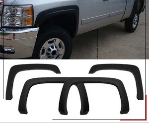 lot 3 image: OE Style Fender Flare For 07-14 Chevy Silverado 1500 2500 3500 Standard Long Bed