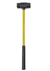 lot 98 image: Nupla 8 Lbs Double-Face Steel-Head Sledge Hammer Classic Handle