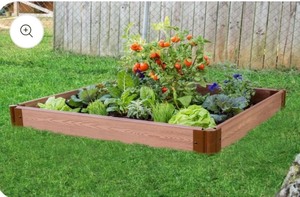 lot 12 image: Frame-It-All 4 x 4 Raised Garden Bed - GardenBLOX Classic 2 Retails $95
