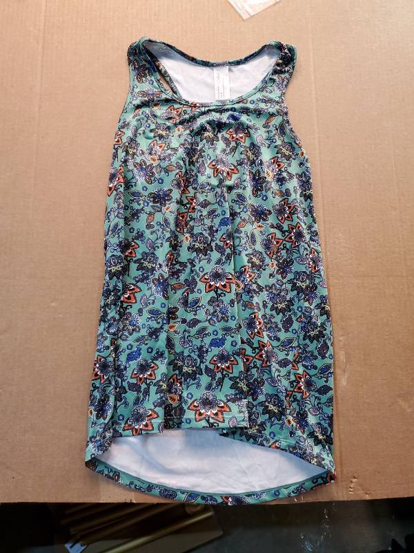 lot 38003 image: Womens Floral Print Sleeveless Tank Top, S - Retail $12