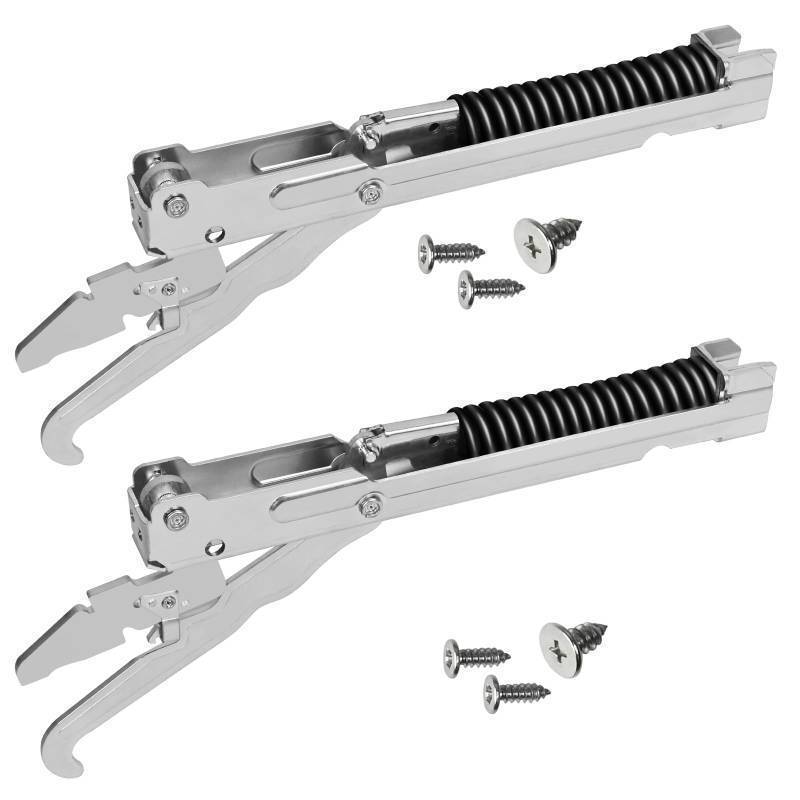 lot 71590 image: 2 PCS 318024747 318024715 Oven Door Hinge Replacement Part Compatible with Frigidaire, Kenmore and Sears Ovens and Ranges, Replacement Part Number# AP4365966 1472436 318024714 AH2345318 EA2345318 - Retail $42