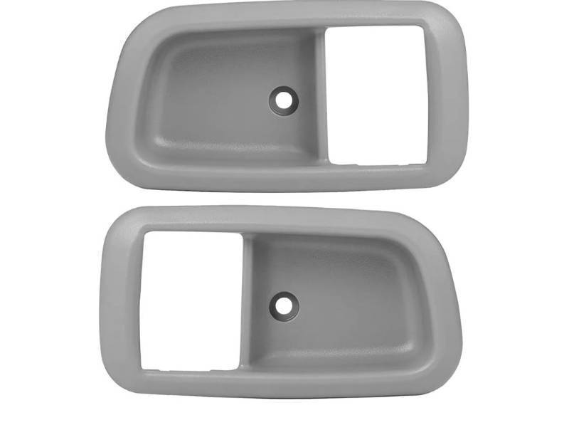 lot 63271 image: Interior Door Handle Trim Bezels (Gray) for Toyota Tundra 2000-2003, Tundra 2004-2006 Extended Cab PickupStandard Cab Pickup, for Front Driver & Passenger Side - Retail $15
